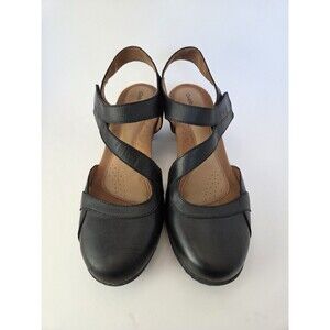 Rockport Cobb Hill Kailyn Closed Toe Slingback Sandal 9M - Black MSRP $120